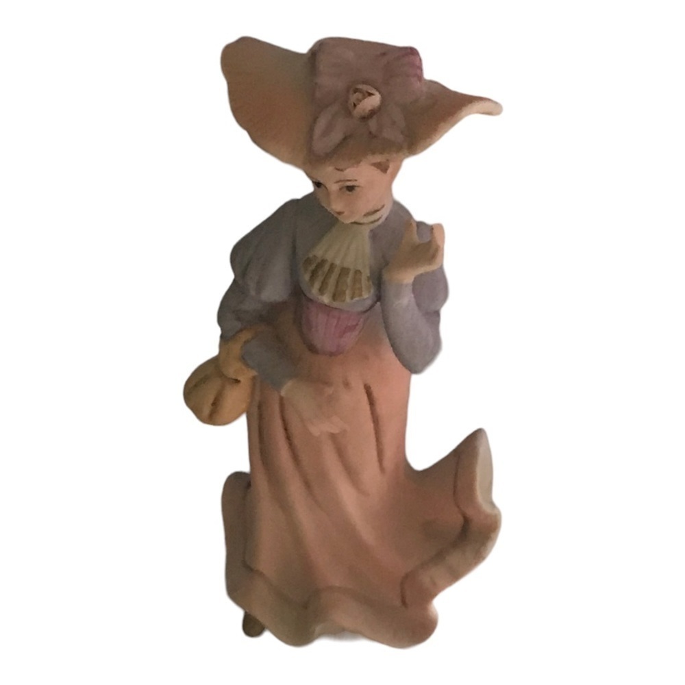 IRICE Victorian Lady Gay Nineties Figurine Nightlight & Perfume Burner